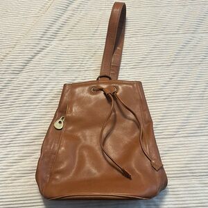 LIZ clairborne one strap leather purse